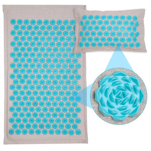 Acupressure Mat and Pillow Set