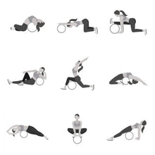 Load image into Gallery viewer, Natural Cork Yoga Wheel with Buddha Lotus