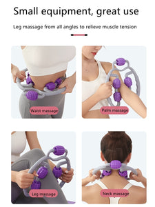 Muscle Wheel Massager with Rollers