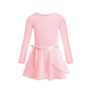 Long Sleeve Leotard with Skirt