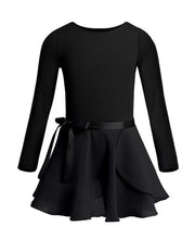 Load image into Gallery viewer, Long Sleeve Leotard with Skirt