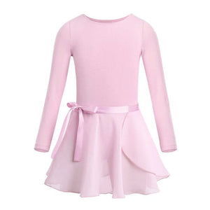 Long Sleeve Leotard with Skirt