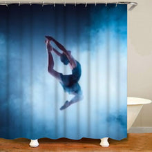 Load image into Gallery viewer, Ballerina Shower Curtain and Bath Mat Set