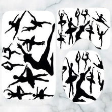 Load image into Gallery viewer, Ballerina Shower Curtain and Bath Mat Set