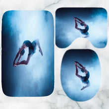 Load image into Gallery viewer, Ballerina Shower Curtain and Bath Mat Set