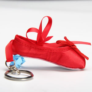 Ballet Shoe Keychain