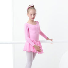 Load image into Gallery viewer, Girls Cute Leotard for Dance, Gymnastics and Ballet With Chiffon Skirt