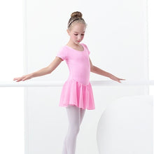 Load image into Gallery viewer, Girls Cute Leotard for Dance, Gymnastics and Ballet With Chiffon Skirt