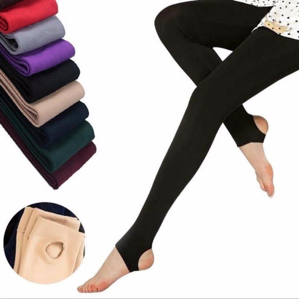 Elastic Leggings (Thermal, Ankle Hold)