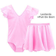 Load image into Gallery viewer, Girls Cute Leotard for Dance, Gymnastics and Ballet With Chiffon Skirt