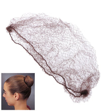 Load image into Gallery viewer, Reusable Hair nets Invisible Elastic Edge Mesh for Ballet Bun - 50 pcs