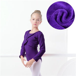 Girls Warm Cosy Wrap Sweater