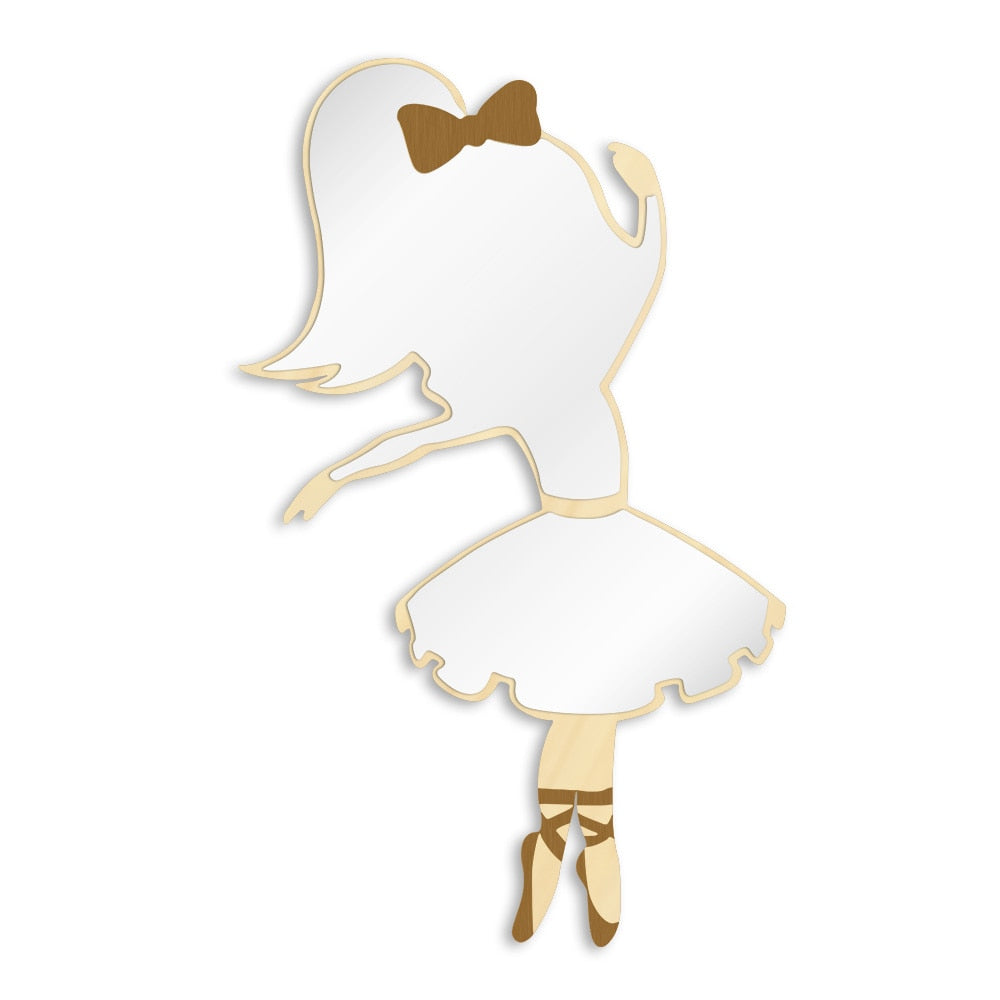 Ballerina Shaped Mirror